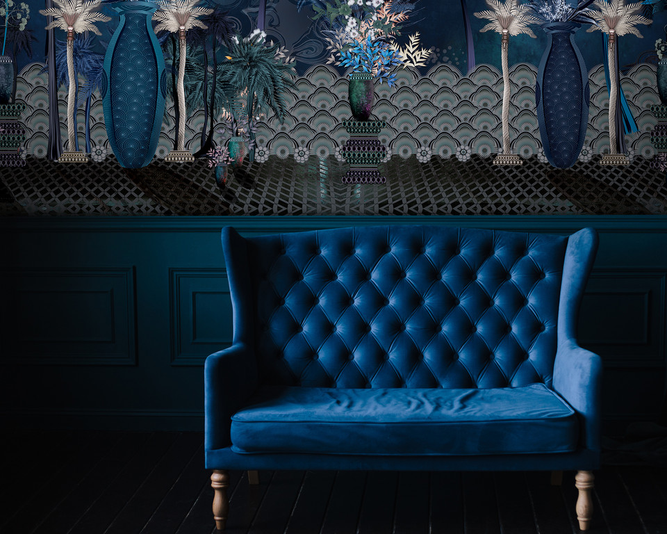 Tektura wallcoverings Midnight designed  by Modern Love